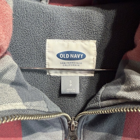 Oldnavy Puffer Best Women's S Red Quilted Plaid‎ Frost Free - Picture 5 of 9